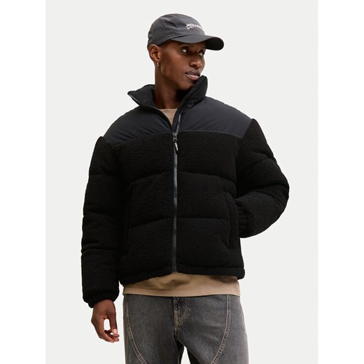 Jack & Jones Kurtka zimowa Flare Teddy 12286050 Czarny Regular Fit ze sklepu MODIVO w kategorii Kurtki męskie - zdjęcie 188126265
