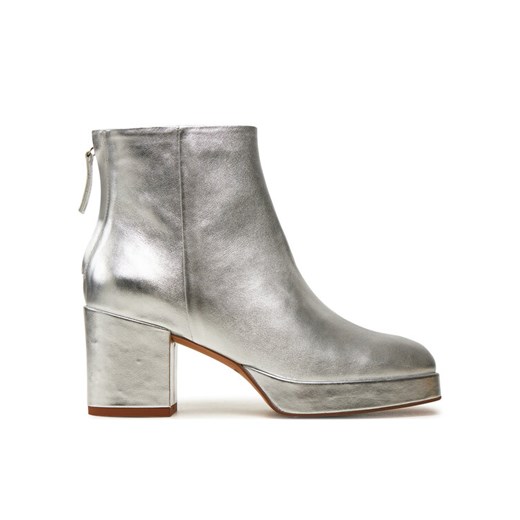 Botki Balagan Elton Srebrny ze sklepu eobuwie.pl w kategorii Botki - zdjęcie 188126636