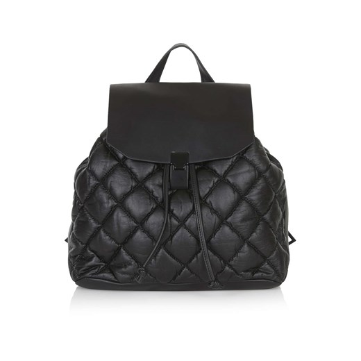 Soft Quilted Backpack topshop czarny 