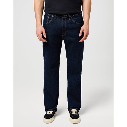 Męskie Spodnie Jeansowe Wrangler Regular Fit Rinse 112352894 ze sklepu YouNeedit.pl w kategorii Jeansy męskie - zdjęcie 188133105