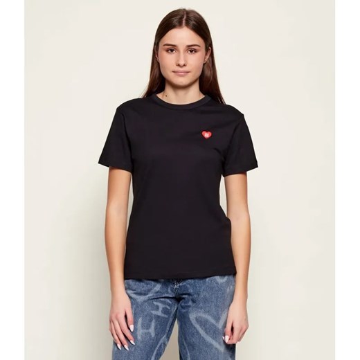 HUGO T-shirt Damacia_6 | Regular Fit ze sklepu Gomez Fashion Store w kategorii Bluzki damskie - zdjęcie 188139076