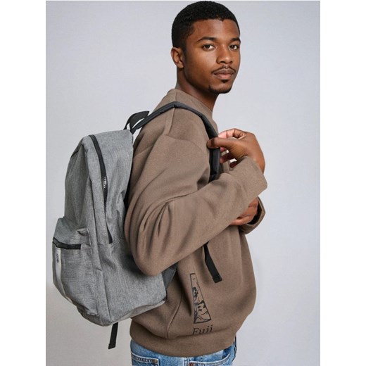 Sinsay - Plecak z odblaskowymi elementami - szary ze sklepu Sinsay w kategorii Plecaki - zdjęcie 188151385