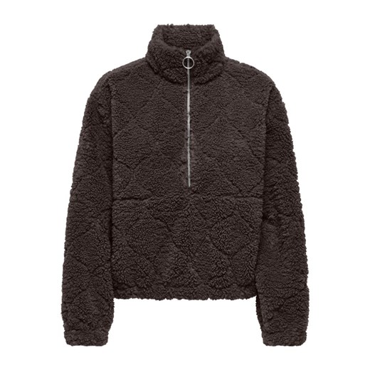 ONLY Bluza polarowa w kolorze ciemnobrązowym ze sklepu Limango Polska w kategorii Bluzy damskie - zdjęcie 188178115