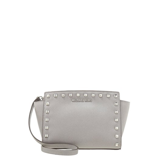 MICHAEL Michael Kors SELMA Torba na ramię pearl grey zalando szary abstrakcyjne wzory