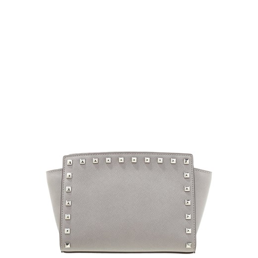 MICHAEL Michael Kors SELMA Torba na ramię pearl grey zalando szary bez wzorów/nadruków