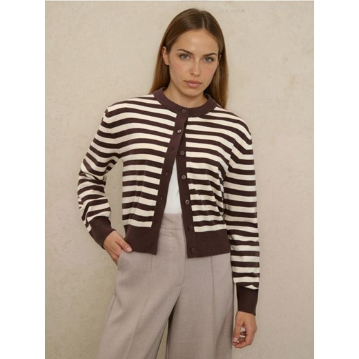 Sinsay - Sweter w paski z domieszką wiskozy - wielobarwny Sinsay XXL Sinsay