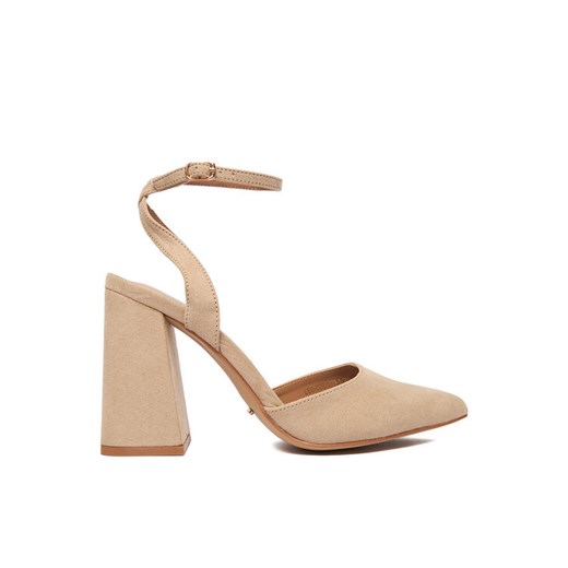 Czółenka DeeZee CEO-CD25-039-1 Beżowy ze sklepu eobuwie.pl w kategorii Czółenka - zdjęcie 188221907