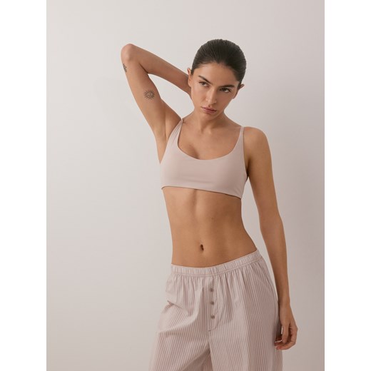 Reserved - Miękki biustonosz - pastelowy róż ze sklepu Reserved w kategorii Biustonosze - zdjęcie 188247156