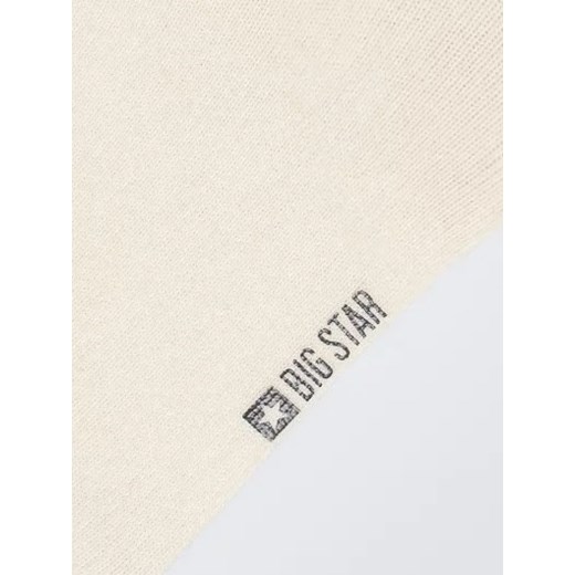 Skarpety męskie białe z kolorowymi paskami Rajanold 100 43-46 Big Star