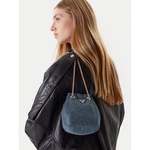 Torebka Guess Zalina Mini HWRP93 50750 Granatowy ze sklepu eobuwie.pl w kategorii Kopertówki - zdjęcie 188248966
