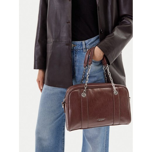 Torebka JENNY C-JEN-L-008-08 Brązowy ze sklepu eobuwie.pl w kategorii Torebki damskie - zdjęcie 188249296