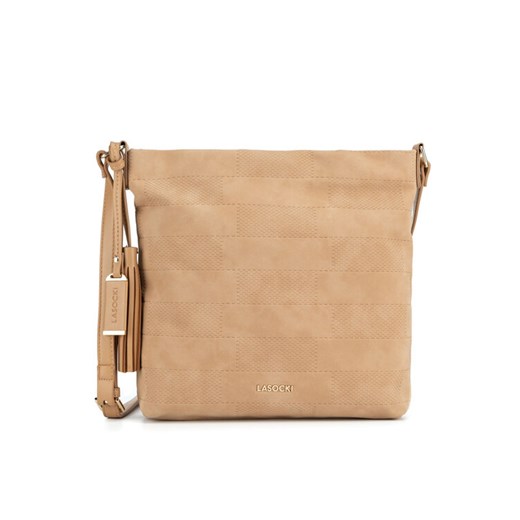 Torebka Lasocki LSK-K-042-06 Beżowy ze sklepu eobuwie.pl w kategorii Listonoszki - zdjęcie 188249448