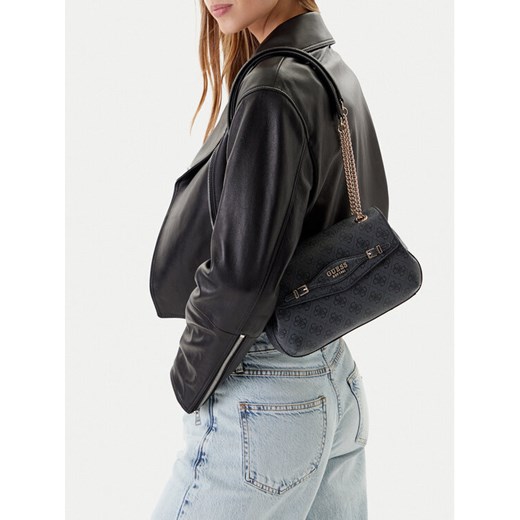 Torebka Guess Katya HWSG96 52210 Czarny ze sklepu eobuwie.pl w kategorii Kopertówki - zdjęcie 188249548