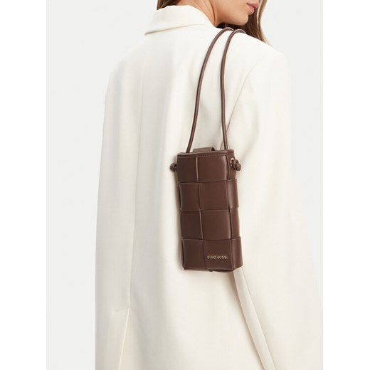 Etui na telefon Gino Rossi C-BFT231202 Brązowy ze sklepu eobuwie.pl w kategorii Etui - zdjęcie 188249597