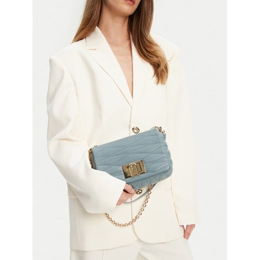 Torebka Furla WB01671 BX3221 CN 3963S Błękitny ze sklepu eobuwie.pl w kategorii Kopertówki - zdjęcie 188250197