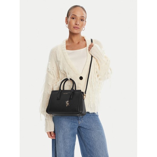Torebka MICHAEL Michael Kors Laila 30S5G9IS1L Czarny ze sklepu eobuwie.pl w kategorii Kuferki - zdjęcie 188250966