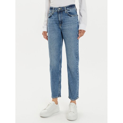 Lee Jeansy Carol 112354457 Niebieski Straight Fit ze sklepu MODIVO w kategorii Jeansy damskie - zdjęcie 188255376