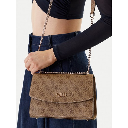 Guess Torebka Calista HWSG73 34210 Brązowy ze sklepu MODIVO w kategorii Kopertówki - zdjęcie 188255658