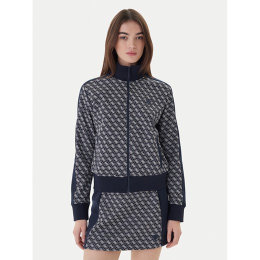 Guess Bluza V6RQ08 K2042 Granatowy Regular Fit ze sklepu MODIVO w kategorii Bluzy damskie - zdjęcie 188255679