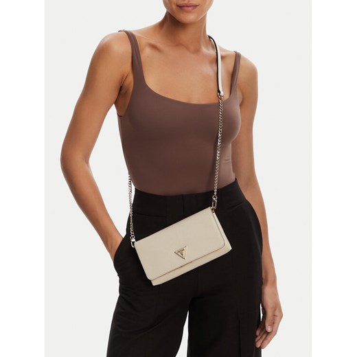 Guess Torebka Noelle II Mini HWZG96 72750 Écru ze sklepu MODIVO w kategorii Kopertówki - zdjęcie 188256047