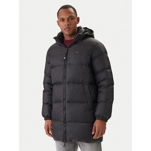 Tommy Jeans Kurtka puchowa Essential DM0DM20466 Czarny Regular Fit ze sklepu MODIVO w kategorii Kurtki męskie - zdjęcie 188256148