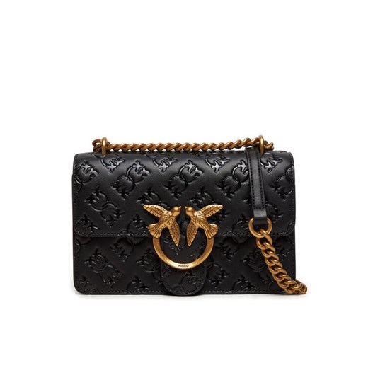 Pinko Torebka Love One Mini Dc AI 24-25 PLTT 100074 A1YB Czarny ze sklepu MODIVO w kategorii Kopertówki - zdjęcie 188256497
