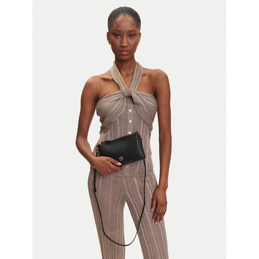PINKO Torba Borsa donna flat Pinko Czarny ze sklepu MODIVO w kategorii Listonoszki - zdjęcie 188257435