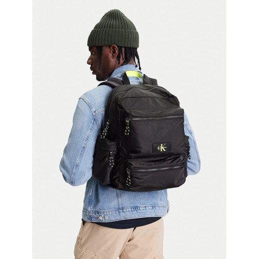 Calvin Klein Plecak Tech Utility Backpack LV04G3122G Czarny ze sklepu MODIVO w kategorii Plecaki - zdjęcie 188257955