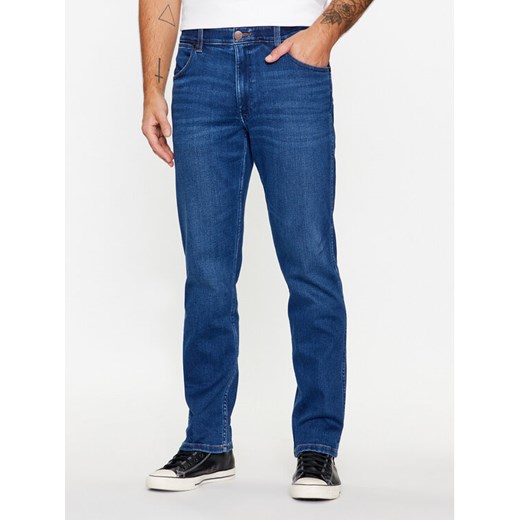 Wrangler Jeansy Greensboro 112341419 Niebieski Regular Fit ze sklepu MODIVO w kategorii Jeansy męskie - zdjęcie 188263469