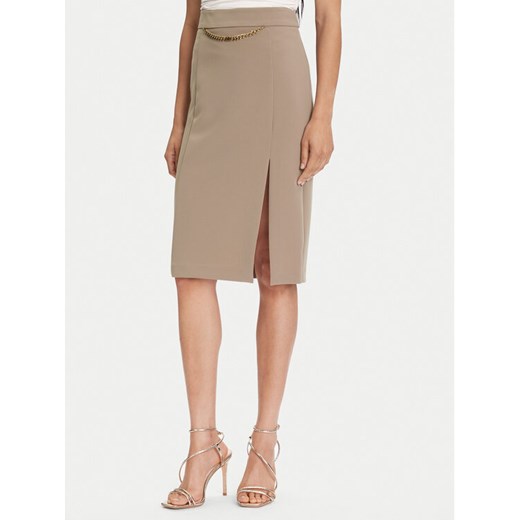 Marciano Guess Spódnica midi 5YGD07 7357A Beżowy Regular Fit ze sklepu MODIVO w kategorii Spódnice - zdjęcie 188277408