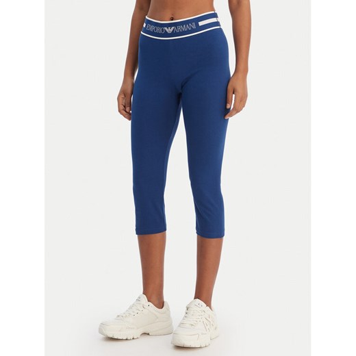 Emporio Armani Underwear Legginsy EW003673 AF19023 UB078 Granatowy Slim Fit XL MODIVO