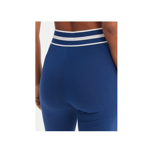 Emporio Armani Underwear Legginsy EW003673 AF19023 UB078 Granatowy Slim Fit S MODIVO