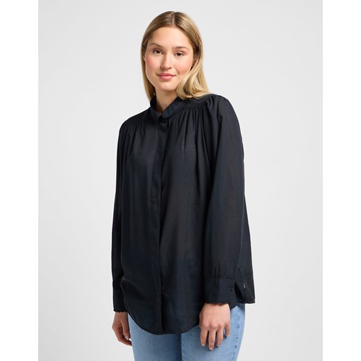 DAMSKA KOSZULA LEE SHIRRED BLOUSE UNIONALL BLK 112341608 ze sklepu YouNeedit.pl w kategorii Koszule damskie - zdjęcie 188285997