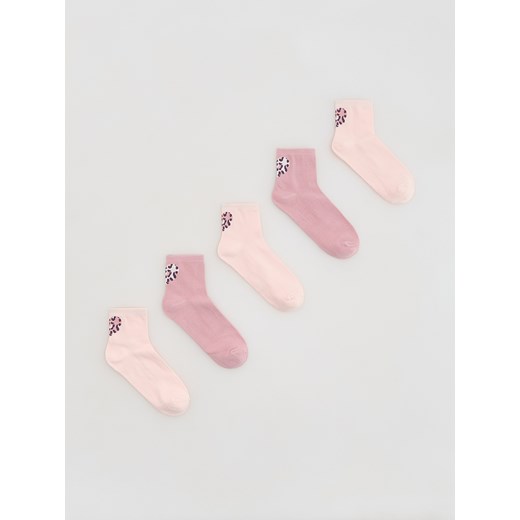 Reserved - Skarpetki 5 pack - różowy ze sklepu Reserved w kategorii Skarpetki dziecięce - zdjęcie 188286625