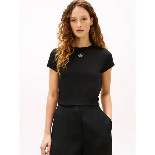 Tommy Hilfiger T-shirt | Slim Fit ze sklepu Gomez Fashion Store w kategorii Bluzki damskie - zdjęcie 188289699