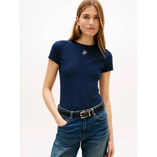 Tommy Hilfiger T-shirt | Slim Fit ze sklepu Gomez Fashion Store w kategorii Bluzki damskie - zdjęcie 188289708