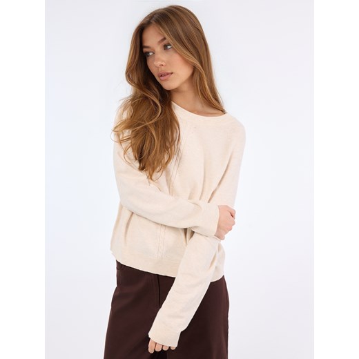 Mohito - Sweter basic - beżowy Mohito XL Mohito