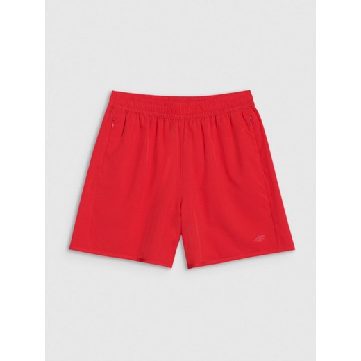 Damskie spodenki plażowe 4F 4FWSS25UBDSF149 - czerwone ze sklepu Sportstylestory.com w kategorii Szorty - zdjęcie 188311938