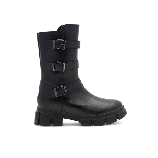 Kozaki Badura SARA CI12-9092-04 Czarny ze sklepu eobuwie.pl w kategorii Buty zimowe dziecięce - zdjęcie 188329369