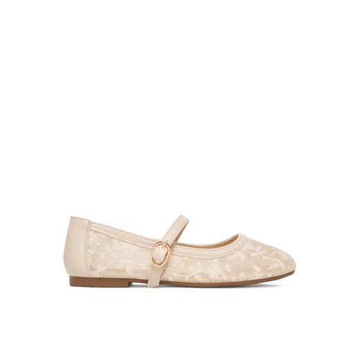 JENNY Baleriny CEO-CS6666-08 Beżowy ze sklepu MODIVO w kategorii Balerinki dziecięce - zdjęcie 188337256