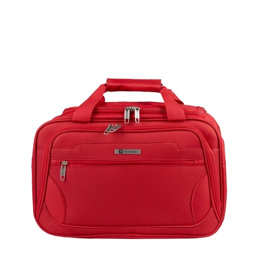 czerwona torba podróżna materiałowa bagaż podręczny 40x20x25cm ze sklepu Słoń Torbalski w kategorii Torby podróżne - zdjęcie 188337808