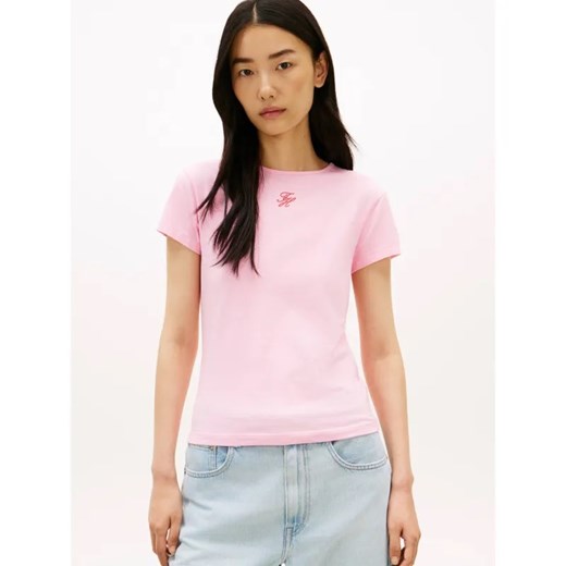 Tommy Hilfiger T-shirt | Slim Fit ze sklepu Gomez Fashion Store w kategorii Bluzki damskie - zdjęcie 188347577