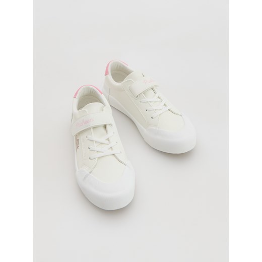 Reserved - Trampki Pusheen - biały ze sklepu Reserved w kategorii Trampki dziecięce - zdjęcie 188349715