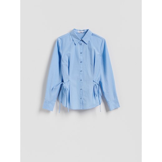 Reserved - Koszula z wiązaniami - jasnoniebieski ze sklepu Reserved w kategorii Bluzki damskie - zdjęcie 188349898