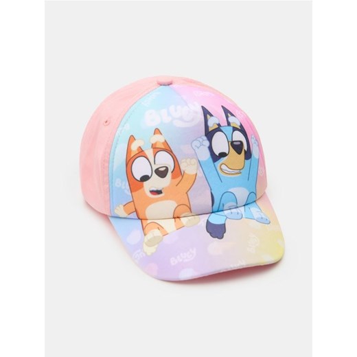 Sinsay - Bawełniana czapka z daszkiem Bluey - różowy ze sklepu Sinsay w kategorii Czapki dziecięce - zdjęcie 188351845
