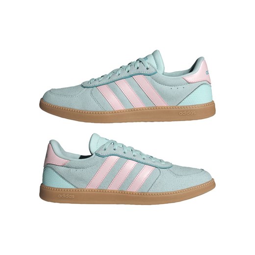 adidas Skórzane sneakersy "Breaknet" w kolorze turkusowo-jasnoróżowym 37 1/3 promocja Limango Polska