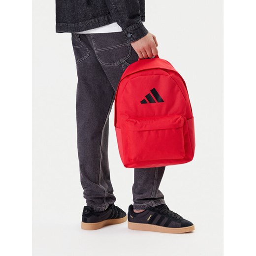 adidas Plecak C-CLSC BARS BP IS7052 Czerwony ze sklepu MODIVO w kategorii Plecaki - zdjęcie 188355089