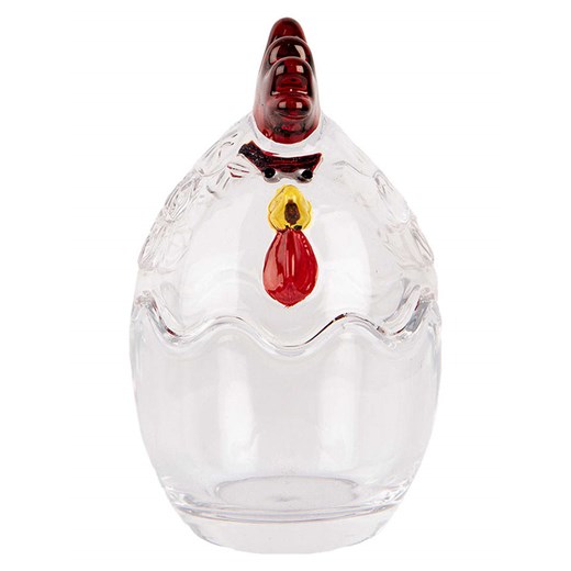 Clayre &amp; Eef Słoik w kolorze czerwonym - wys. 9 x Ø 6 cm onesize Limango Polska okazyjna cena