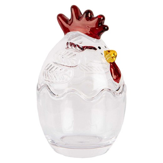 Clayre &amp; Eef Słoik w kolorze czerwonym - wys. 9 x Ø 6 cm onesize okazja Limango Polska