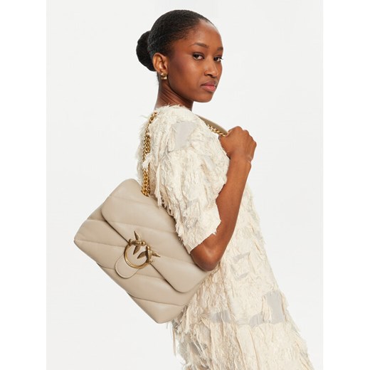 Torebka Pinko Love Puff Classic Cl . AI 24-25 PLTT 100038 A0F2 Beżowy Pinko OS eobuwie.pl